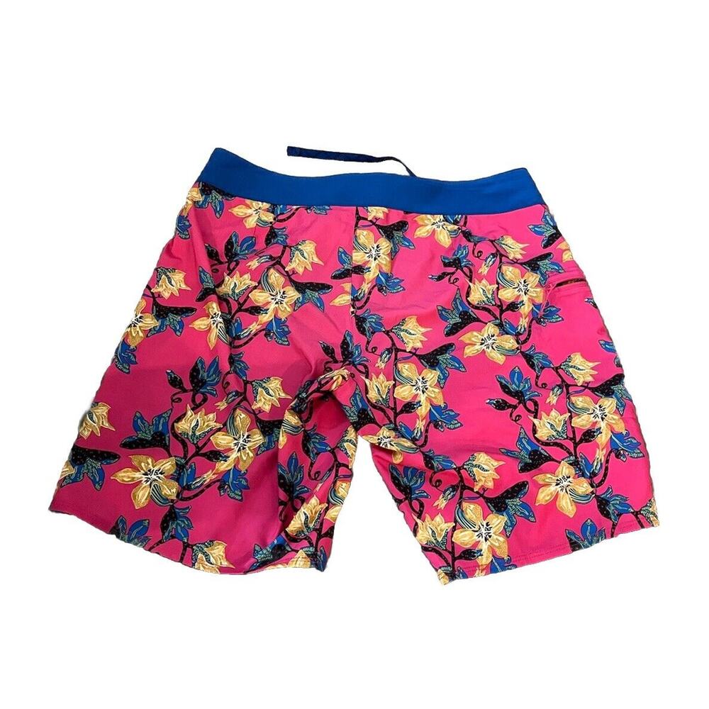 Patagonia Multicolor Floral Print Men's Activewear Board Shorts Size 32 - Picture 2 of 5